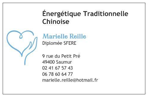 Carte de visite de Marielle Reille